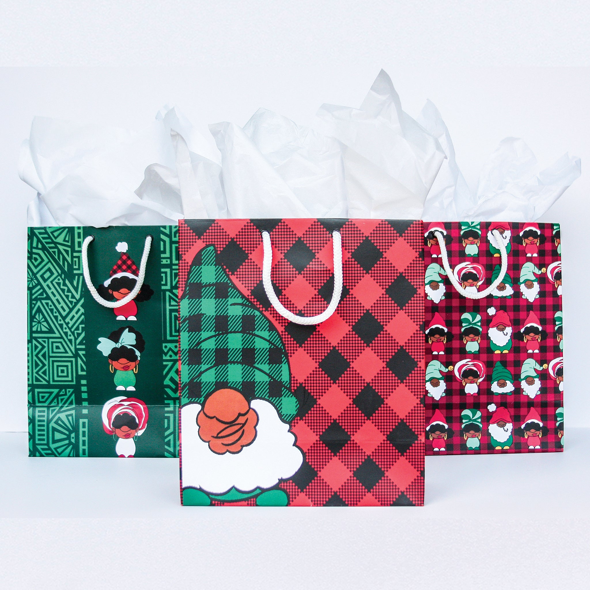 Shark Tank Bundle - 4 Pack Christmas Gift Wrap and Accessories